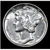 Image 2 : 1936-p Mercury Dime 10c Grades GEM+ FSB
