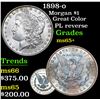 Image 1 : 1898-o Morgan Dollar $1 Grades GEM+ Unc