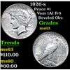 Image 1 : 1926-s Peace Dollar $1 Grades Select Unc