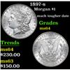 Image 1 : 1897-s Morgan Dollar $1 Grades Choice Unc