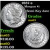 Image 1 : 1887-s Morgan Dollar $1 Grades Select Unc
