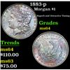 Image 1 : 1883-p Morgan Dollar $1 Grades Choice Unc