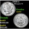 Image 1 : 1900-o Morgan Dollar $1 Grades Choice+ Unc
