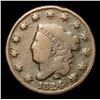 Image 2 : 1824 Coronet Head Large Cent 1c Grades vg+