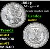 Image 1 : 1891-p Morgan Dollar $1 Grades Select+ Unc