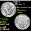 Image 1 : 1897-s Morgan Dollar $1 Grades Choice+ Unc