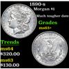Image 1 : 1890-s Morgan Dollar $1 Grades Select+ Unc