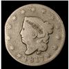 Image 2 : 1817 Coronet Head Large Cent 1c Grades vg+