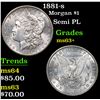 Image 1 : 1881-s Morgan Dollar $1 Grades Select+ Unc