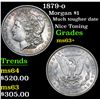 Image 1 : 1879-o Morgan Dollar $1 Grades Select+ Unc