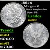 Image 1 : 1891-s Morgan Dollar $1 Grades Select+ Unc