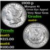 Image 1 : 1900-p Morgan Dollar $1 Grades Choice+ Unc
