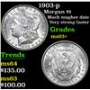 Image 1 : 1903-p Morgan Dollar $1 Grades Select+ Unc