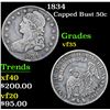 Image 1 : 1834 Capped Bust Half Dollar 50c Grades vf++