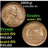 Image 1 : 1909-p Lincoln Cent 1c Grades Choice+ Unc BN