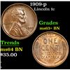Image 1 : 1909-p Lincoln Cent 1c Grades Select+ Unc BN