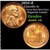 Image 1 : 1952-d Lincoln Cent 1c Grades Choice+ Unc RD