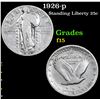 Image 1 : 1926-p Standing Liberty Quarter 25c Grades f+