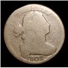 Image 2 : 1802 Draped Bust Large Cent 1c Grades g, good