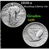 Image 1 : 1929-s Standing Liberty Quarter 25c Grades vg+