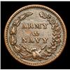 Image 3 : 1863 Army & Navy Civil War Token 1c Grades vf++