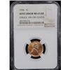 Image 2 : NGC 1936-p Lincoln Cent 1c Graded ms63 RB By NGC