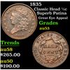 Image 1 : 1835 Classic Head half cent 1/2c Grades Select AU