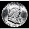 Image 2 : 1960-p Franklin Half Dollar 50c Grades Select+ Unc