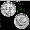 Image 1 : 1929-p Standing Liberty Quarter 25c Grades f, fine