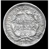 Image 3 : 1854-p Seated Liberty Half Dime 1/2 10c Grades vf+