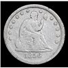 Image 2 : 1856-p Seated Liberty Quarter 25c Grades vf details