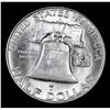 Image 3 : 1959-d Franklin Half Dollar 50c Grades Choice Unc FBL