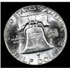 Image 3 : 1959-p Franklin Half Dollar 50c Grades Choice Unc+ FBL