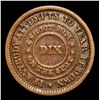 Image 3 : 1863 Shoot Him on the Spot Dix Civil War Token 1c Grades vf+
