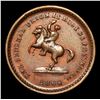 Image 2 : 1864 Princess Head Liberty Civil War Token 1c Grades Unc Details