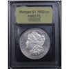 Image 4 : ***Auction Highlight*** 1892-cc Morgan Dollar $1 Graded Select Unc PL By USCG (fc)