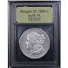 Image 4 : ***Auction Highlight*** 1884-s Morgan Dollar $1 Graded Choice AU/BU Slider PL By USCG (fc)