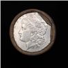 Image 3 : ***Auction Highlight*** Full Morgan/Peace silver dollar roll $20, 1886 & 1897 ends Mixed dates  (fc)