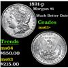 Image 1 : 1891-p Morgan Dollar $1 Grades Select+ Unc