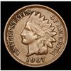 Image 2 : 1907 Indian Cent 1c Grades xf