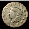Image 2 : 1824 Coronet Head Large Cent 1c Grades vg+