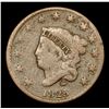 Image 2 : 1825 Coronet Head Large Cent 1c Grades f, fine