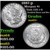 Image 1 : 1887-p Morgan Dollar $1 Grades Select+ Unc