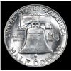 Image 3 : 1958-d Franklin Half Dollar 50c Grades Select+ Unc