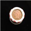 Image 2 : Mixed small cents 1c orig shotgun roll, 1858 Flying Eagle Cent, 1889 Indian Cent other end
