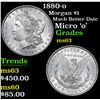 Image 1 : 1880-o Morgan Dollar $1 Grades Select Unc