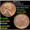 Image 1 : 1927-p Lincoln Cent 1c Grades Choice+ Unc BN