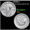 Image 1 : 1928-s Standing Liberty Quarter 25c Grades f+