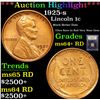 Image 1 : ***Auction Highlight*** 1925-s Lincoln Cent 1c Graded Choice+ Unc RD By USCG (fc)