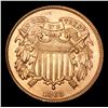 Image 2 : ***Auction Highlight*** 1865 Two Cent Piece 2c Graded Choice+ Unc RD By USCG (fc)